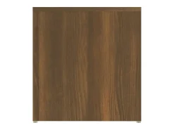 Mesa auxiliar madera contrachapada roble marrón 59x36x38 cm