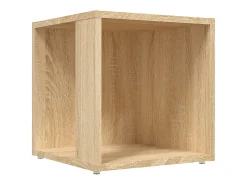 Mesa auxiliar madera contrachapada roble Sonoma 33x33x34,5 cm ES159242