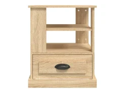 Mesa auxiliar madera contrachapada roble Sonoma 50x50x60 cm