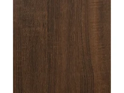 Mesa auxiliar madera contrachapada roble marrón 35x30x60 cm