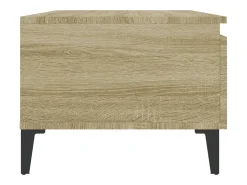 Mesa auxiliar madera contrachapada roble Sonoma 50x46x35 cm