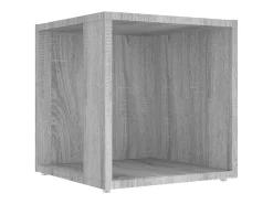 Mesa auxiliar madera contrachapada gris Sonoma 33x33x34,5 cm ES587171