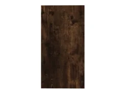 Mesa auxiliar madera contrachapada roble ahumado 50x26x50 cm