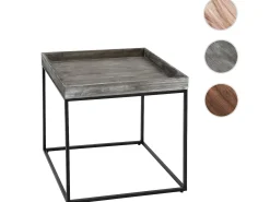 Mesa auxiliar MCW-K71, gris oscuro