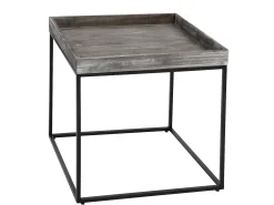 Mesa auxiliar MCW-K71, gris oscuro