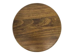 Mesa auxiliar Mindi Kretos de madera maciza 45 cm