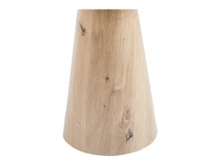 Mesa auxiliar redonda colección TIGNES – Efecto pino – D45 x H55 cm
