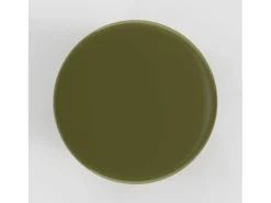 Mesa auxiliar redonda de metal verde - Athéna