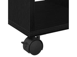 Mesa Auxiliar Roble negro 50 x 30 x 55 cm Madera contrachapada