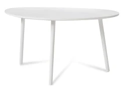 Mesa auxiliar 84x43,5x50 cm blanca