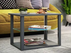 Mesa auxiliar y mesa de centro Wanilo Blanco AL. 45 x AN. 65 x P. 45 cm