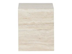 Mesa auxiliar York beige.