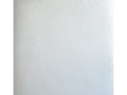 Mesa baja ovalada blanca en fibra de arcilla efecto hormigón 105 cm - Maui