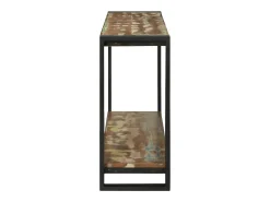 Mesa Consola 120 x 33 x 75 cm madera maciza reciclada