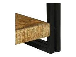 Mesa Consola 120 x 33 x 75 cm Madera maciza de mango rugosa