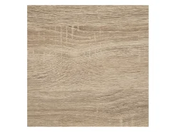 Mesa consola Aliaj 2 cajones madera/metal roble 80x100x35 cm