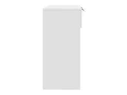 Mesa consola Blanca 90x36x75 cm Madera de ingeniería