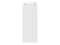 Mesa consola blanca 102x30x80 cm madera de ingeniería