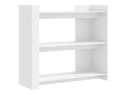 Mesa consola blanca 100x35x90 cm madera de ingeniería