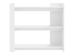 Mesa consola blanca 100x35x90 cm madera de ingeniería