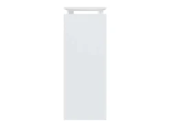 Mesa consola blanca 80x30x80 cm madera de ingeniería