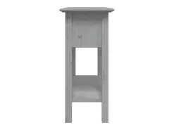 Mesa consola BODO madera maciza de pino gris 90x34,5x73 cm