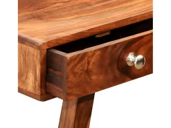 Mesa consola con 3 cajones madera maciza sheesham 76 cm ES187189