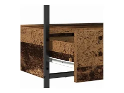 Mesa Consola con cajón con estante Madera Vieja 75 x 40 x 75 cm
