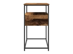 Mesa Consola con cajón con estante Madera Vieja 75 x 40 x 75 cm
