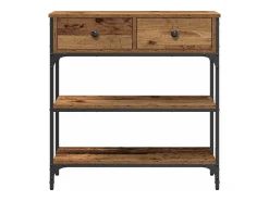 Mesa Consola con cajón Madera vieja 72.5 x 25 x 75 cm
