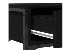 Mesa Consola con cajón Roble negro 72.5 x 25 x 75 cm
