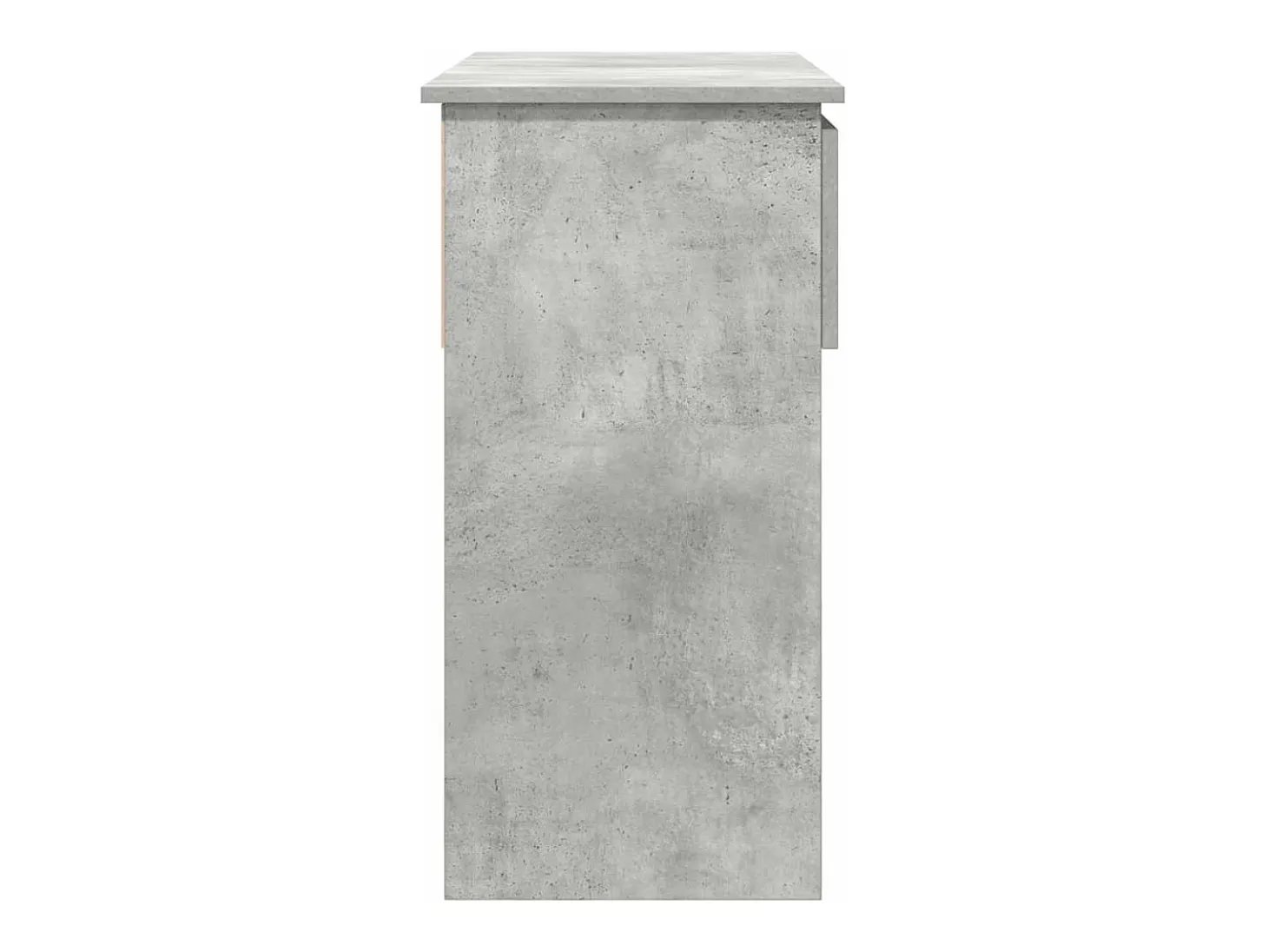 Mesa consola con cajones gris hormigón 85,5x38,5x74,5 cm