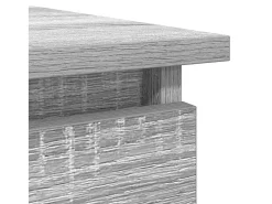 Mesa consola con cajones Sonoma gris 85,5x38,5x74,5 cm