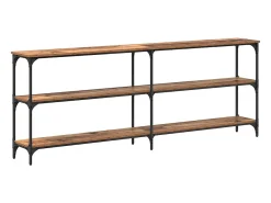 Mesa Consola con estante Madera Vieja 200 x 29 x 75 cm