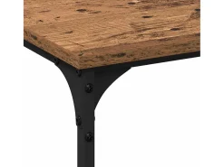 Mesa Consola con estante Madera Vieja 200 x 29 x 75 cm