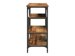 Mesa Consola con estante Madera vieja 100 x 35 x 75 cm