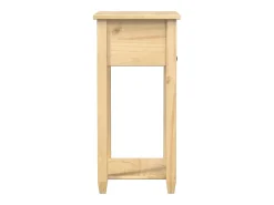 Mesa consola Corona madera maciza de pino 55x35x73 cm