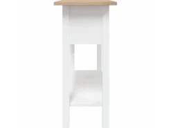 Mesa consola Corona Range de pino mexicano blanco 90x34,5x73 cm ES700929