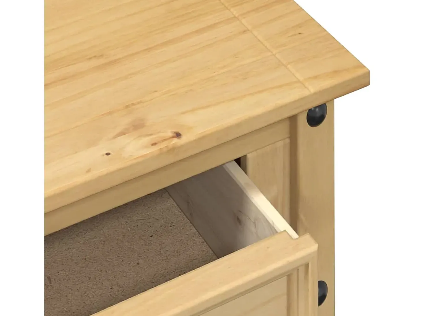 Mesa consola "Corona" 114x34,5x73 cm Madera maciza de pino