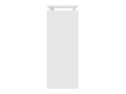 Mesa consola de aglomerado blanco 80x30x80 cm