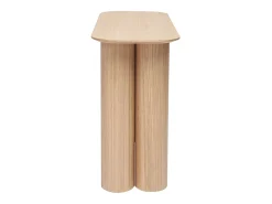 Mesa consola de diseño de madera clara 100 cm FOLEEN