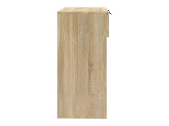 Mesa consola de madera contrachapada roble Sonoma 90x36x75 cm