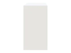Mesa consola de madera contrachapada blanco 89x41x76,5 cm