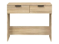 Mesa consola de madera contrachapada roble Sonoma 90x36x75 cm