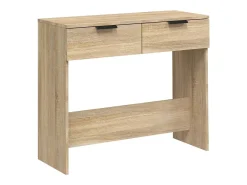 Mesa consola de madera contrachapada roble Sonoma 90x36x75 cm