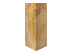 Mesa consola de madera de mango rugosa 110x35x76 cm