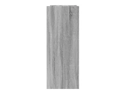Mesa consola de madera de ingeniería gris Sonoma 100x35x90 cm ES510267