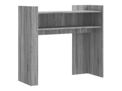 Mesa consola de madera de ingeniería gris Sonoma 100x35x90 cm ES731865
