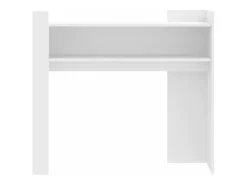 Mesa consola de madera de ingeniería blanca 100x35x90 cm ES141476
