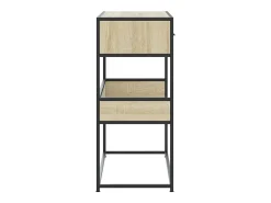 Mesa consola de madera de ingeniería roble Sonoma 90x35x80 cm